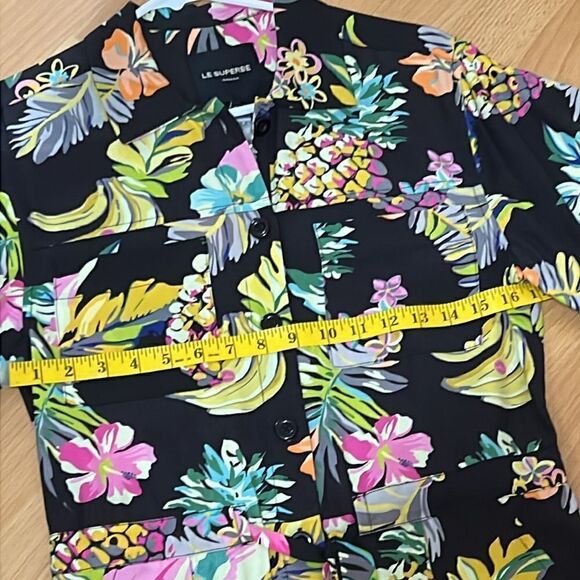 Le Superbe Tropical Print Romper - Picture 9 of 10